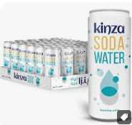 kinza soda water 30x250ml