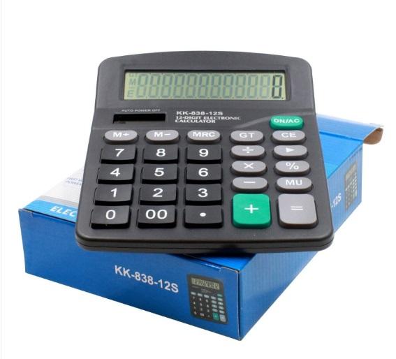 Calculatrice De Bureau KK-838-12S 12 Chiffres‏