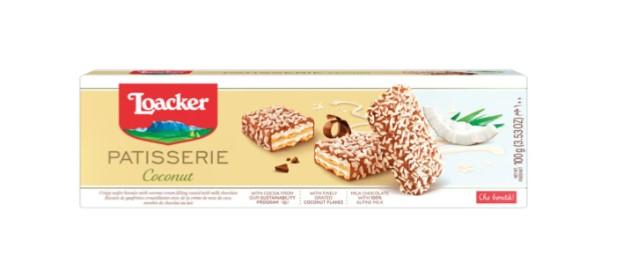 Loacker Gran Pasticceria Fine Milk Chocolate Biscuits With Coconut Cream 100 g
