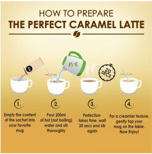 Nescafe Gold Caramel Latte 10 x 17 g