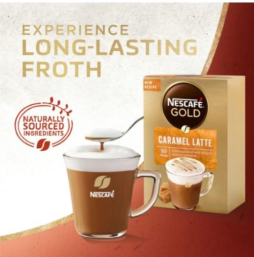 Nescafe Gold Caramel Latte 10 x 17 g