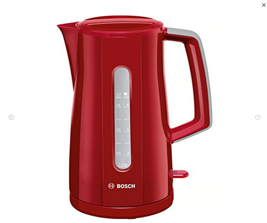Bosch Cordless Kettle TWK3A034GB 1.7Ltr