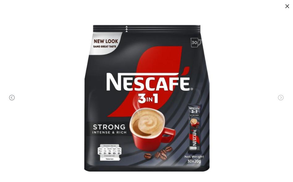 Nescafe 3in1 Strong Coffee Mix 30 x 20 g