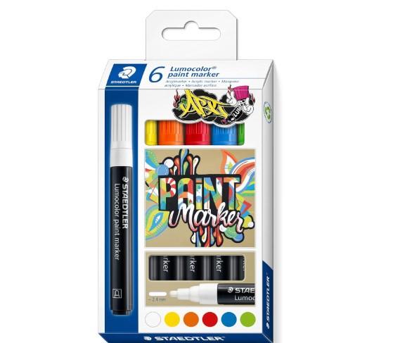 Lumocolor Paint Marker 6Col.
