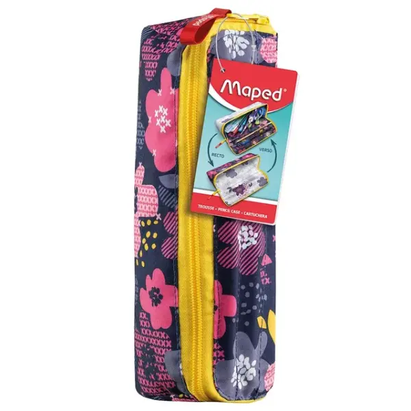 Maped Pencil Case Empty Effect Pink