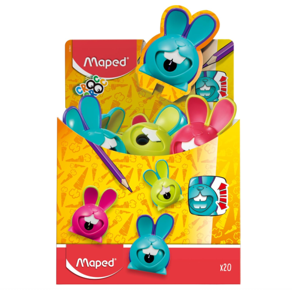 Sharpener 1H Croc Croc Easy Boxs=24pcs