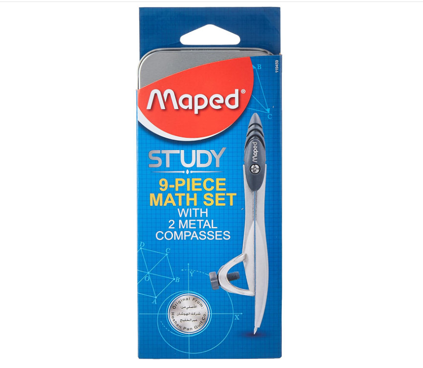 M.Set Study Geometry 9pc Set