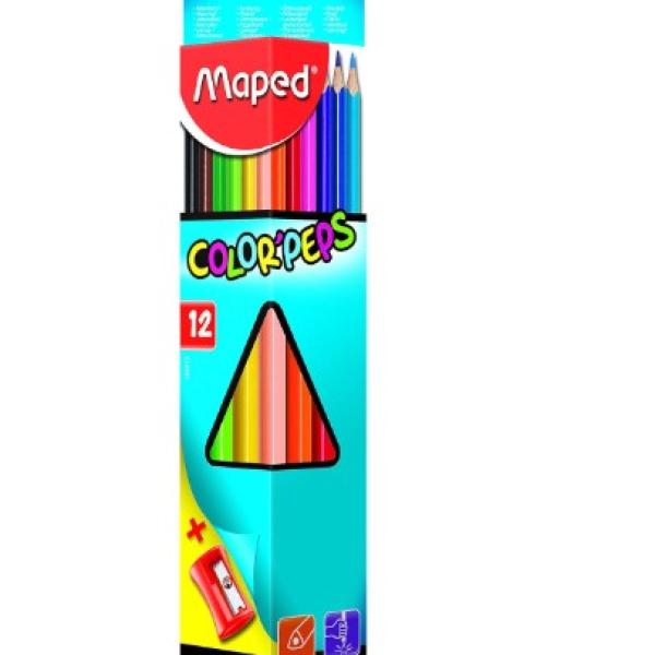 Color Peps Pencils 12Col +Shrp