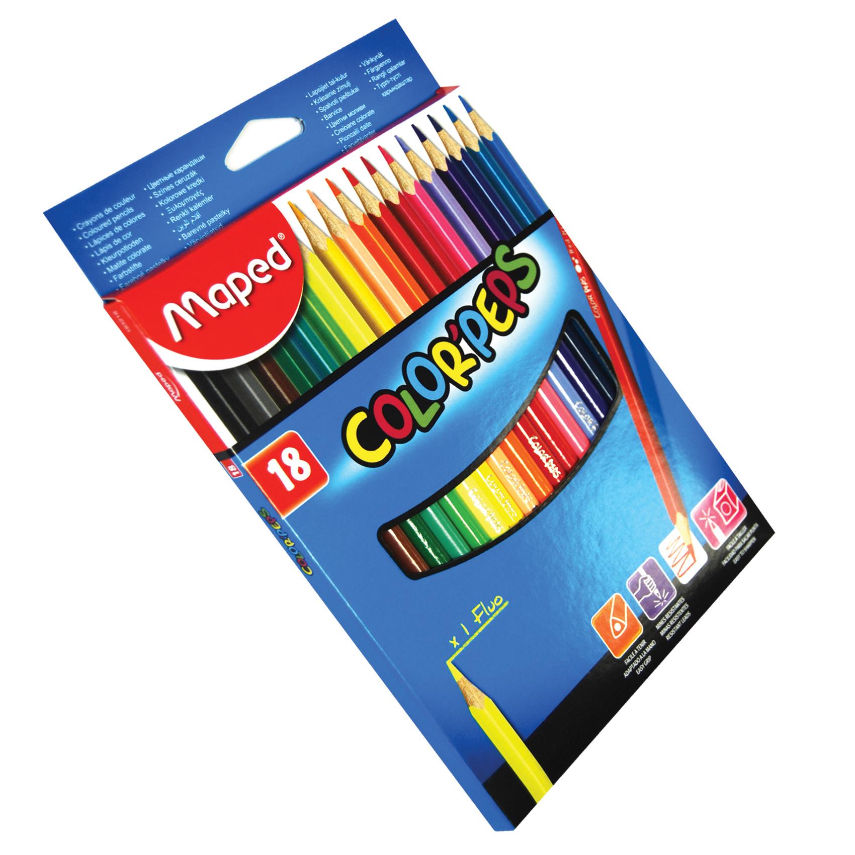 Color Peps Pencils 18 Col Set