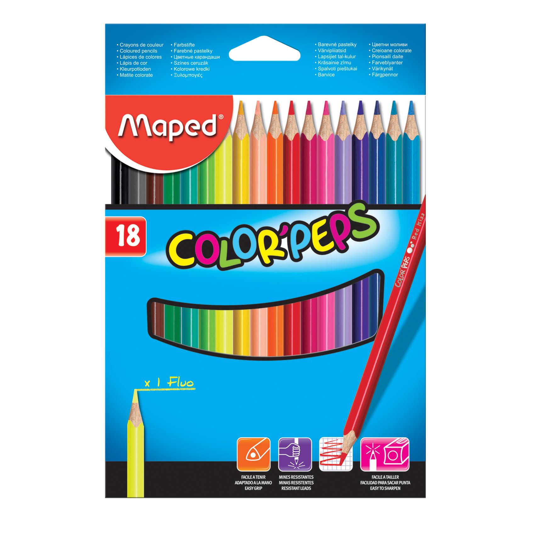 Color Peps Pencils 18 Col Set