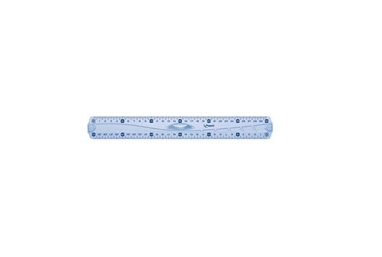 Ruler 30cm Geometric Flat