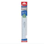 Ruler 30cm Geometric Flat