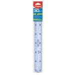 Ruler 30cm Geometric Grip