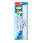 Ruler 30cm Geometric Maxi 4pcSet
