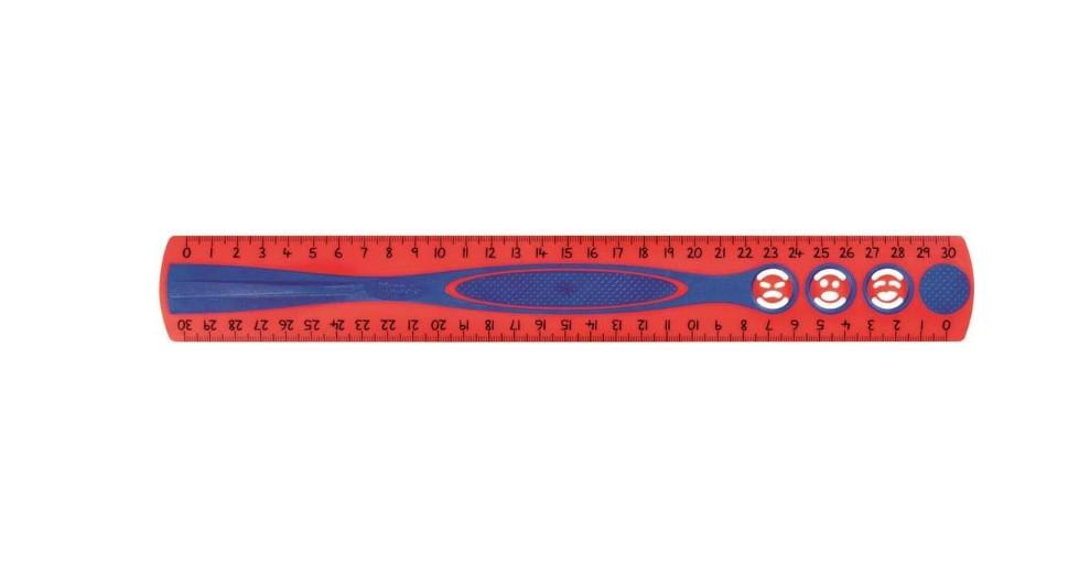 Ruler 30cm/In Kidy-Grip