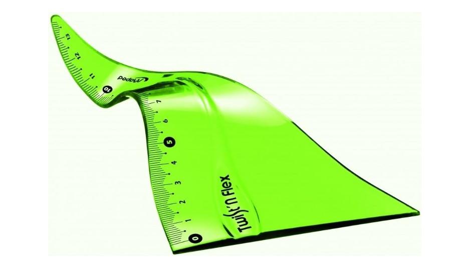 Ruler 15cm Twist n Flex StSqr