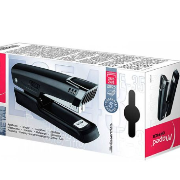 Stapler 26/6 H/S Essential BX 25 Sheets