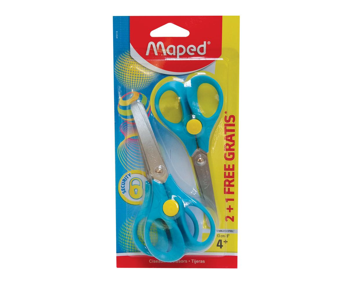 Scissor 13cm ReflexKid Bls=3pc