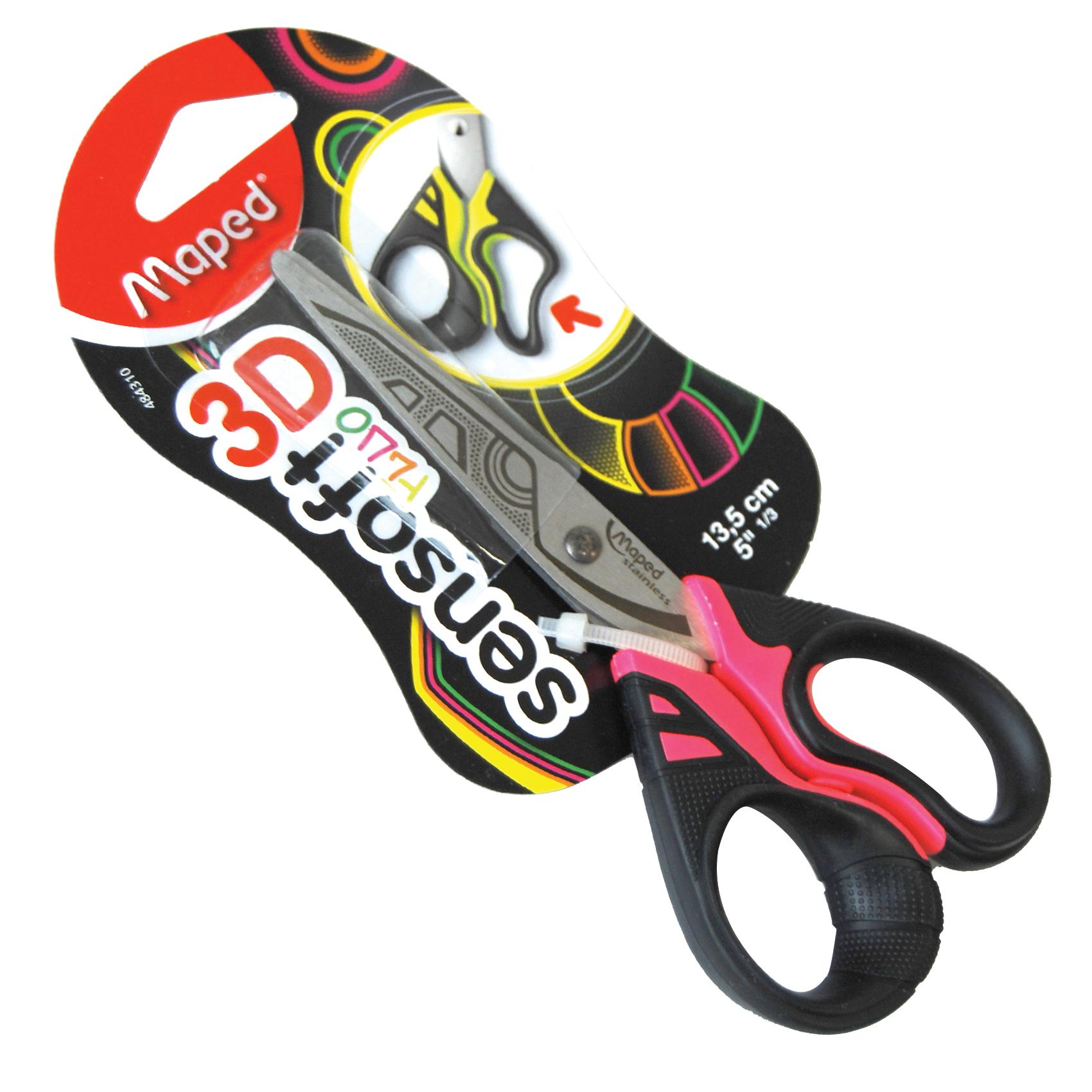 Scissor 13.5cm Sym Sensoft Fluo Bls