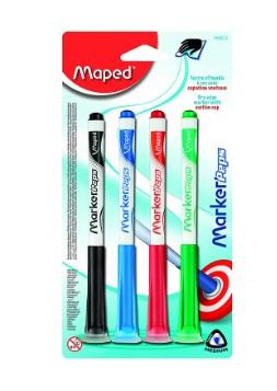 White Board Markers w/SuctionPad1x4 Ass