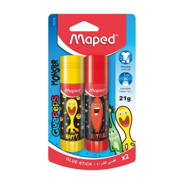 Maped Monster Glue stick  21g Bls=2pcs