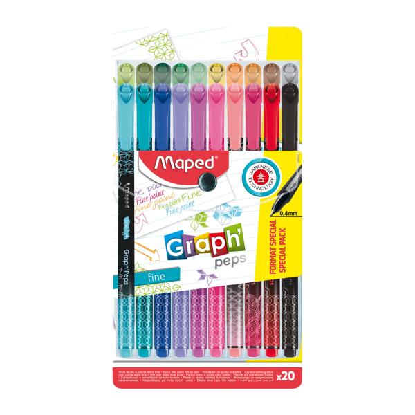 Graph'Peps Fineliner Deco 15+5