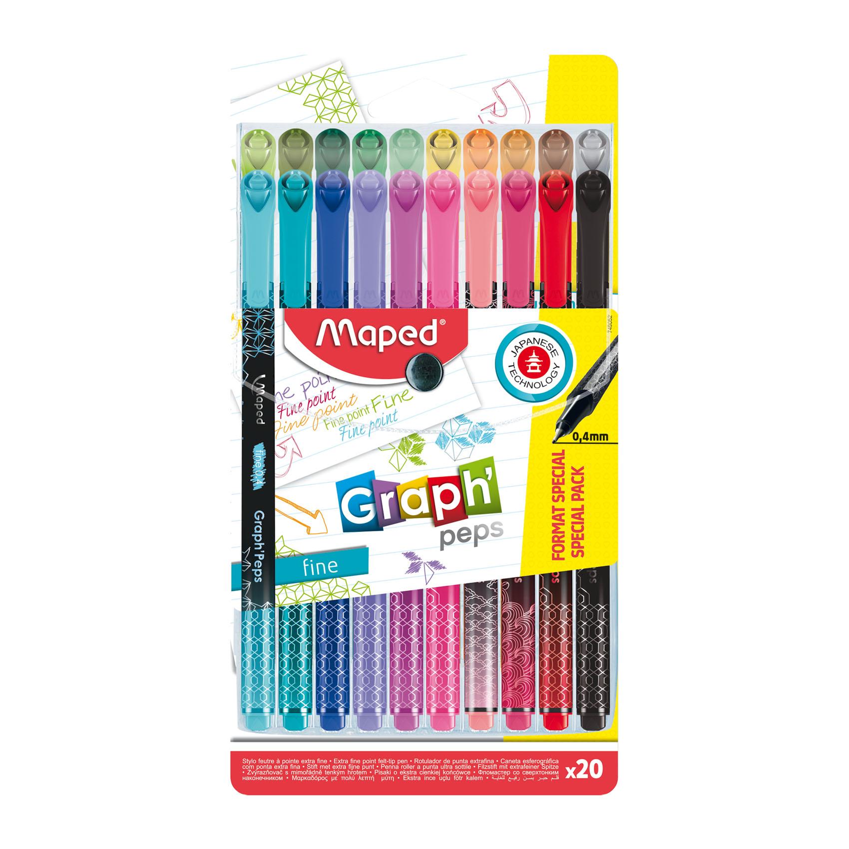 Graph'Peps Fineliner Deco 15+5