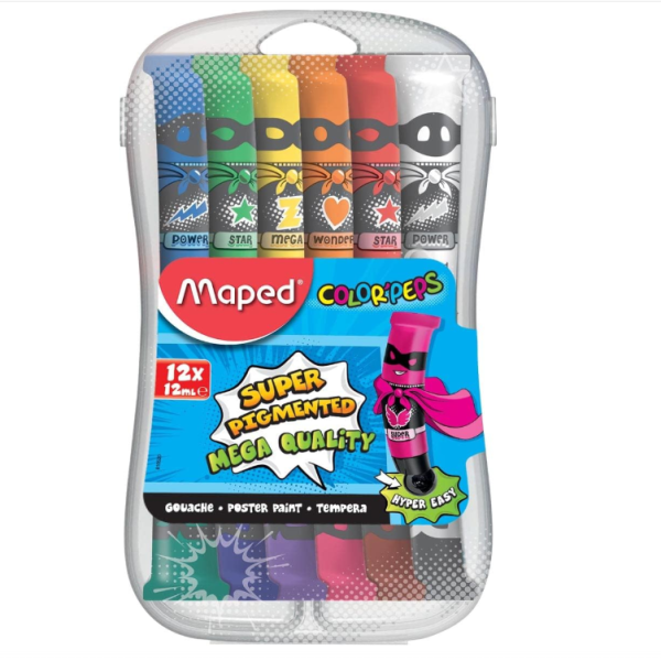 Color'peps Gouache 12mlx12col plastic bx