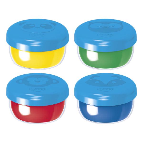Color'peps finger paint pot 80gx4col
