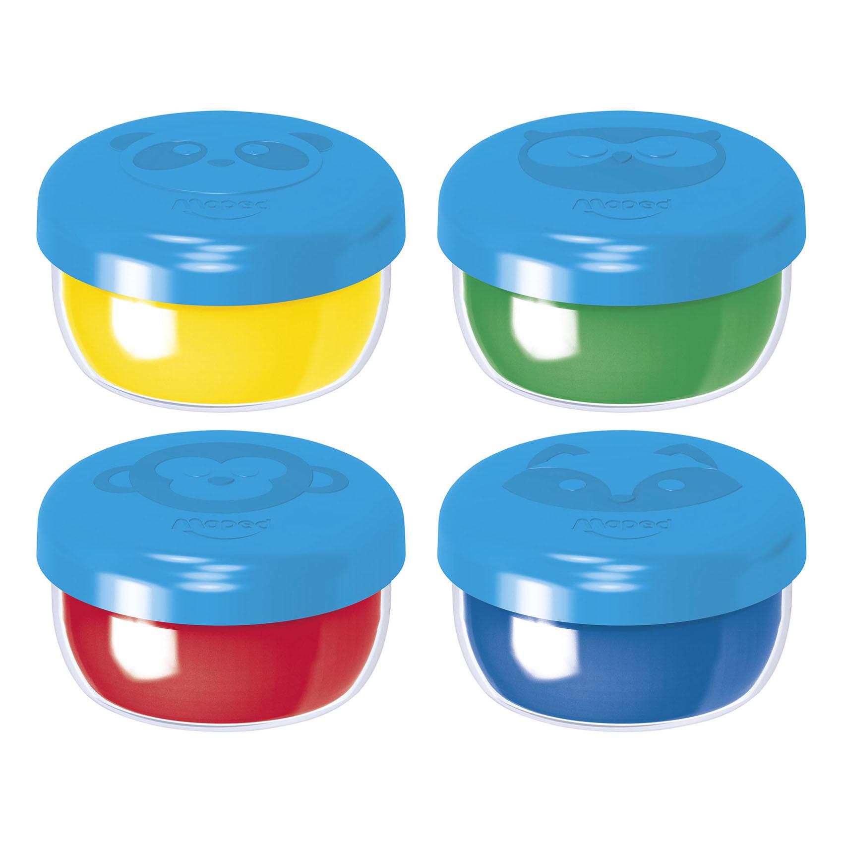 Color'peps finger paint pot 80gx4col