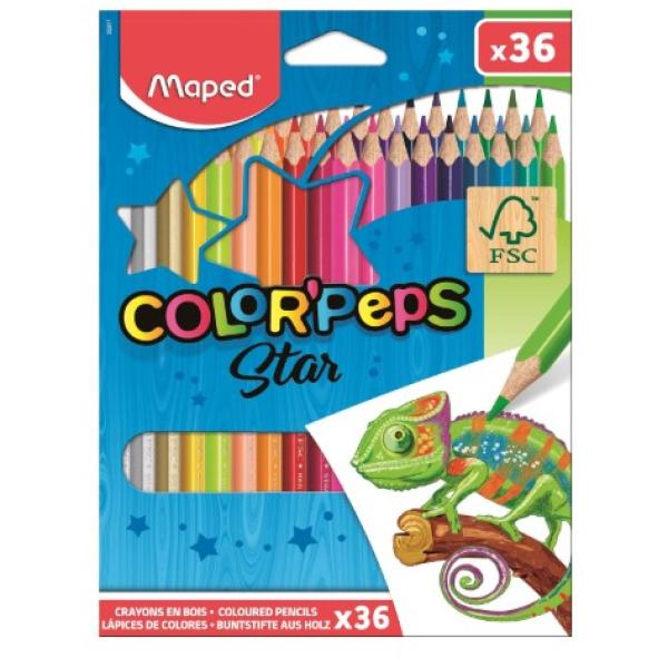 Color Peps Pencils 6 Col Set