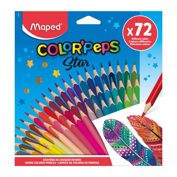 Color Pencils Star 72 colors