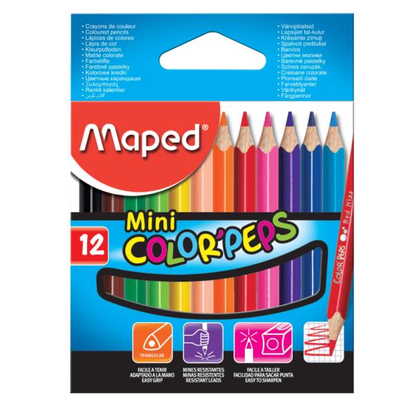 Color Peps Mini Pencils 12Col