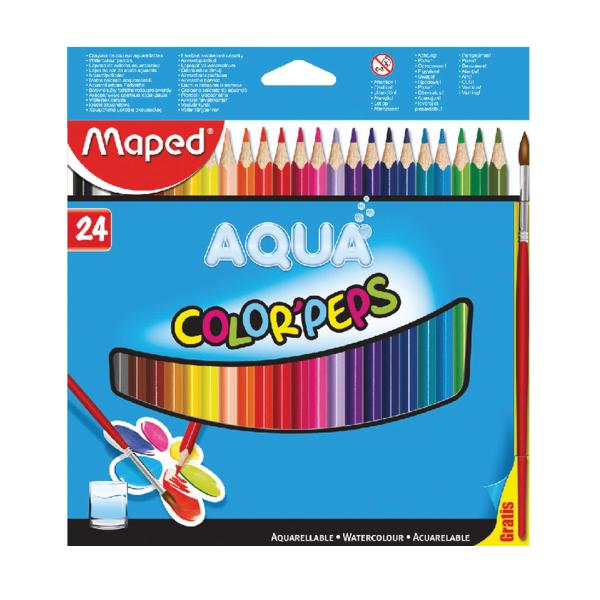 Color Peps Aqua Pencils 24Clr