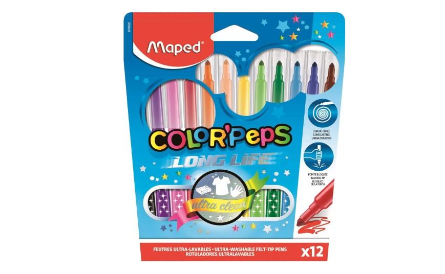 Color Peps Felt Tips 15Col Zip