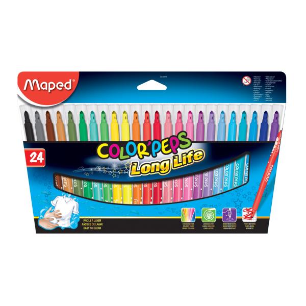 Color Peps Felt Tip 24Col C.Bx