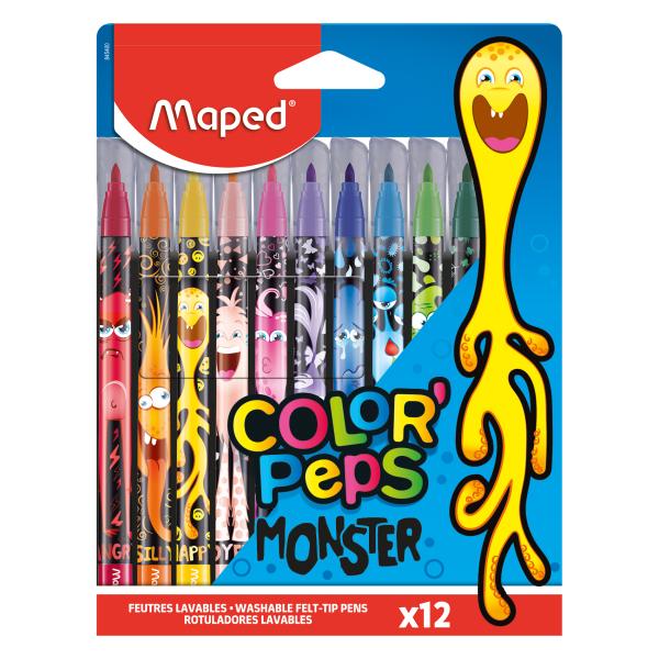 Color Peps FeltTip Monster 12Colors