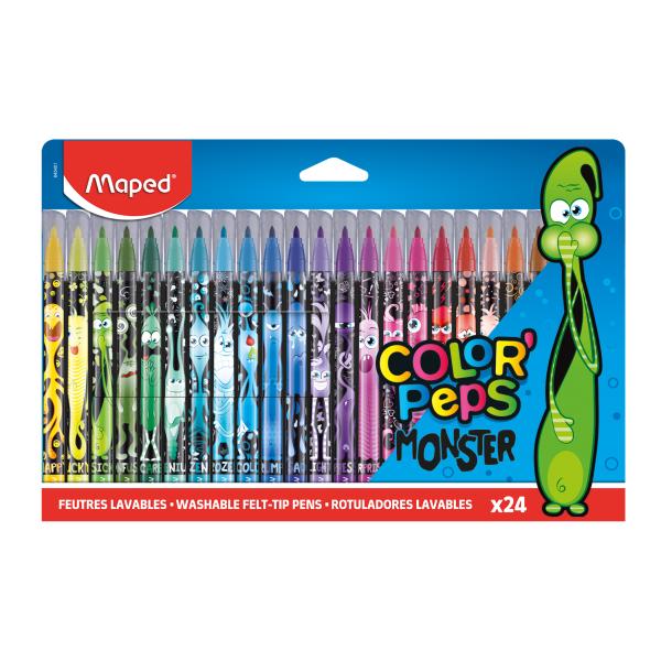 Color Peps FeltTip Monster 24Colors
