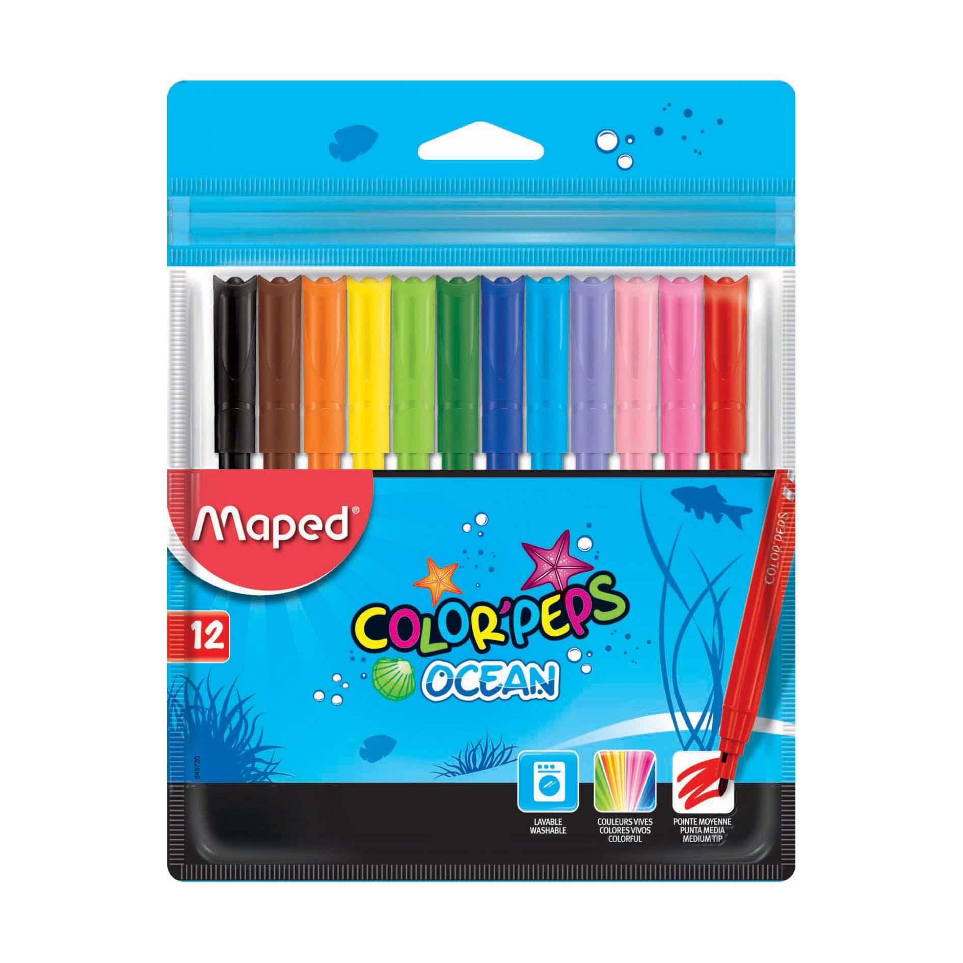 Color Peps FeltTip Ocean 12 Color