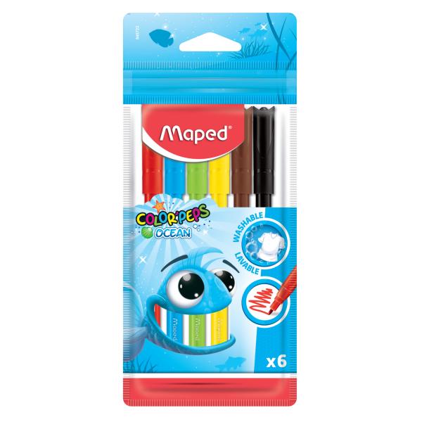 PULSE Felt Pen Ocean ST=6col