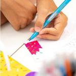 Felt Tip Pens glitter 10 Colors