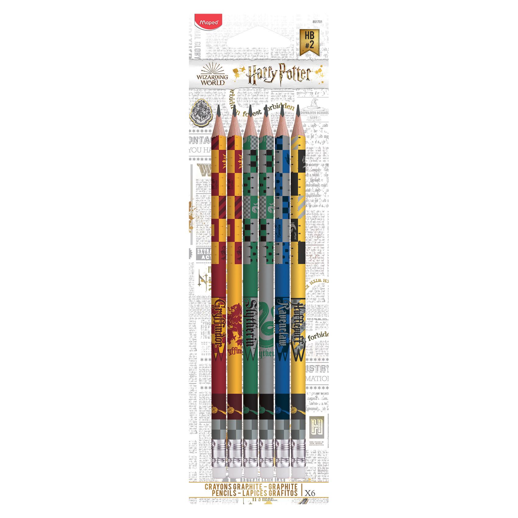 Graphite Pencils+ER HARRY POTTER Bls=6EA