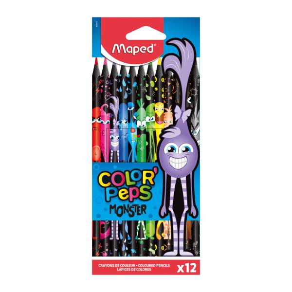 Color Pencils Black Monster 12 colors