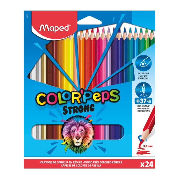 Color Pencils Strong 24 colors