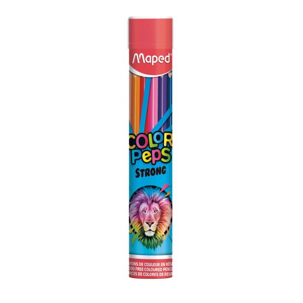 Color Pencils Strong Cylinder 12 col