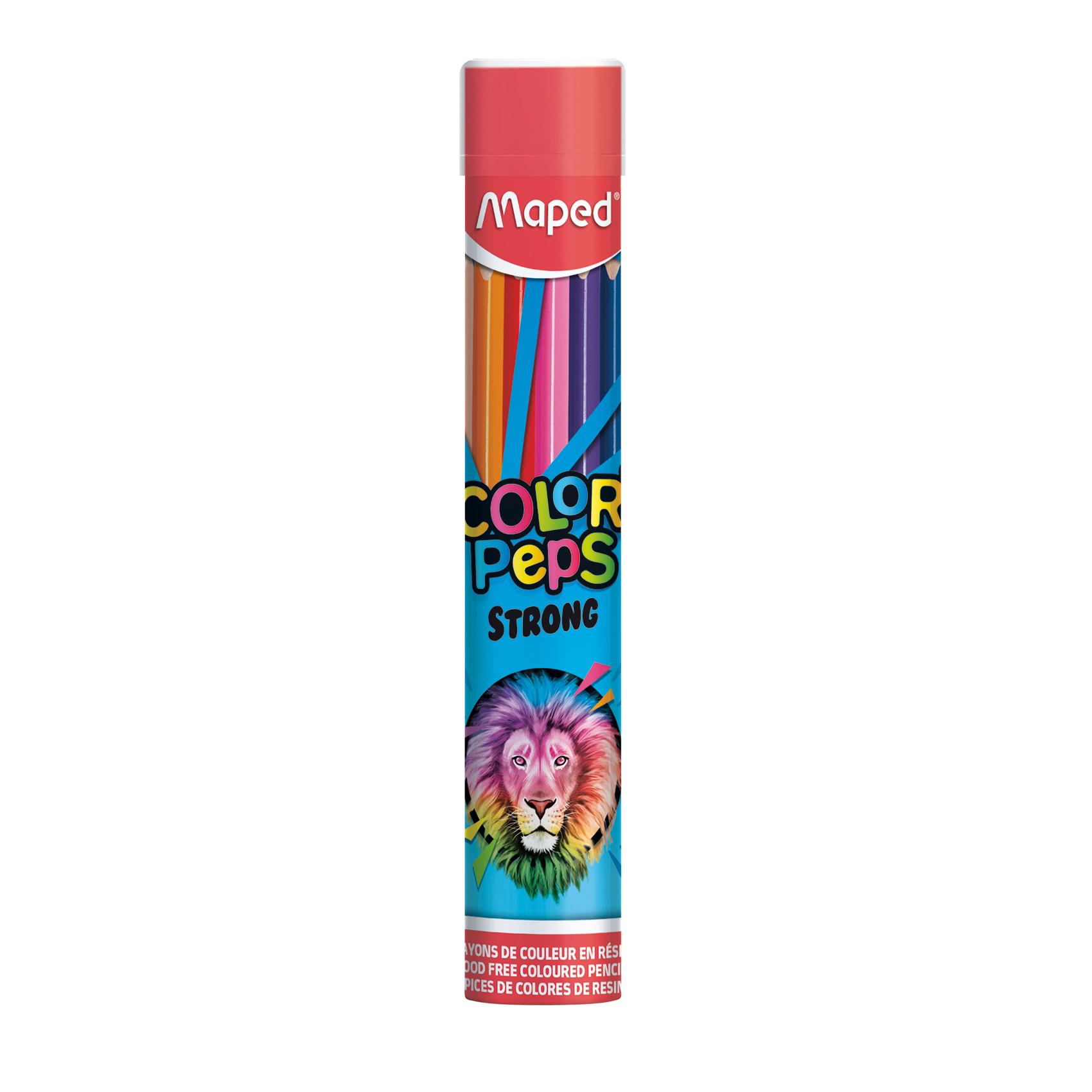Color Pencils Strong Cylinder 12 col