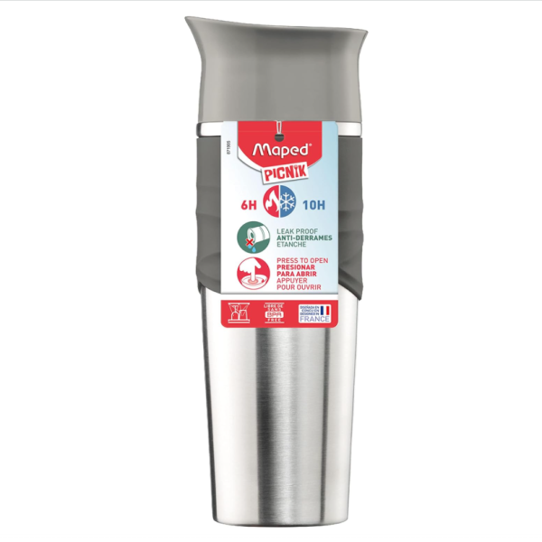 Picnik Adult Travel Mug Grey
