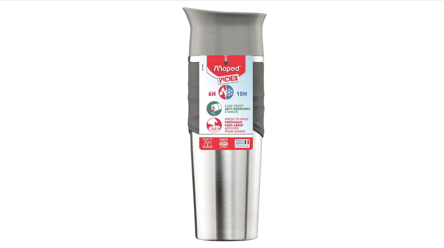 Picnik Adult Travel Mug Grey