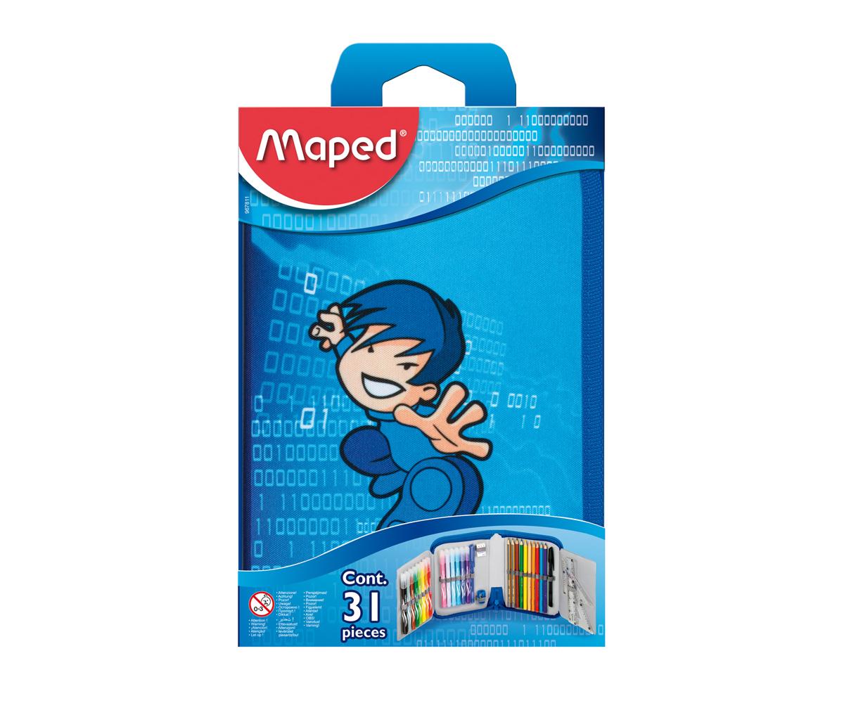 Maped Pencil Case School Tatoo Karate