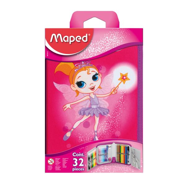 Maped Pencil Case School Tatoo Fairy